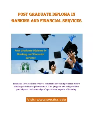 Post Graduate Diploma in Financial Services