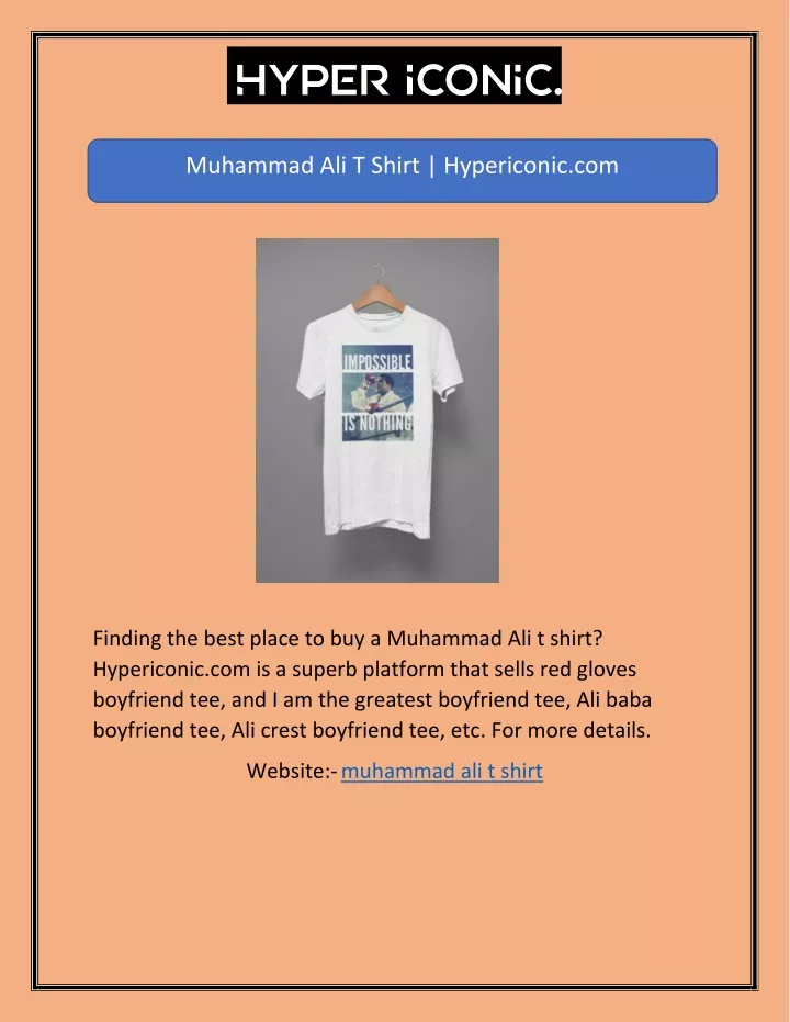muhammad ali t shirt hypericonic com