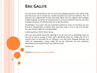 eric gallite