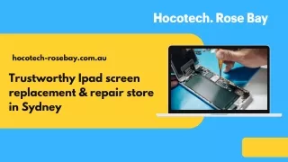Trustworthy Ipad screen replacement & repair store in Sydney