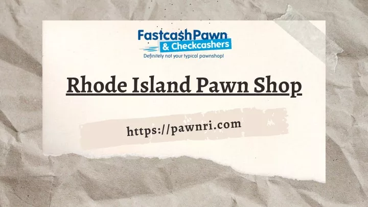 rhode island pawn shop