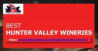 Today is the best time to visit the best Hunter Valley wineries - Sydney Top Tou