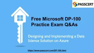 free microsoft dp 100 practice exam q as