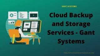 Cloud Backup and Storage Services - Gant Systems