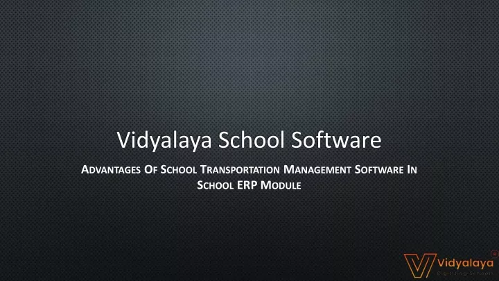 vidyalaya school software