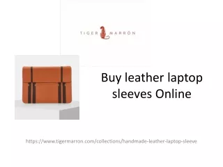 Buy leather laptop sleeves Online