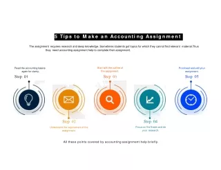5 t i ps to m ake an accounti n g ass i g nment