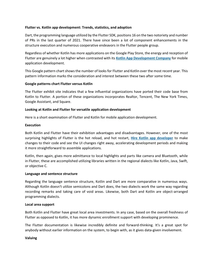 flutter vs kotlin app development trends