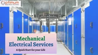 Mechanical Electrical Services