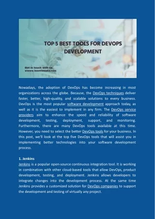 nowadays the adoption of devops has become