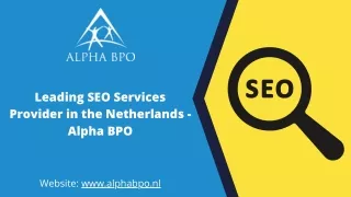 Leading SEO Services Provider in the Netherlands - Alpha BPO