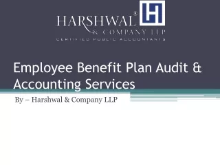 Employee Benefit Plan Audit & Accounting Services - HCLLP