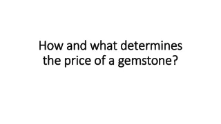 how and what determines the price of a gemstone