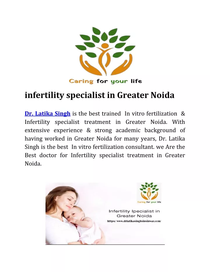 infertility specialist in greater noida dr latika