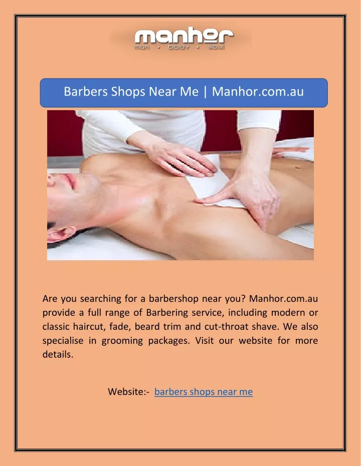 barbers shops near me manhor com au