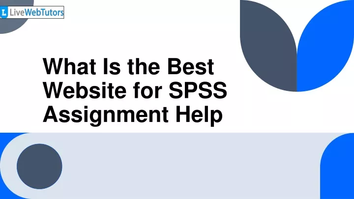 what is the best website for spss assignment help