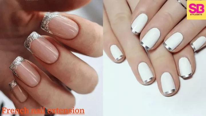 french nail extension design