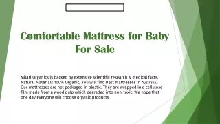 comfortable mattress for baby for sale