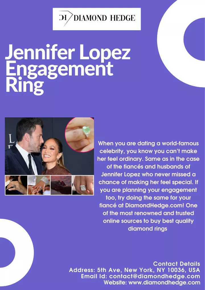 jennifer lopez engagement ring