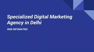 Specialized Digital Marketing Agency in Delhi