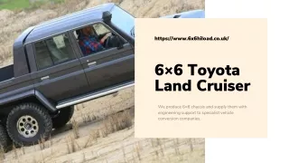 6×6 Toyota Land Cruiser