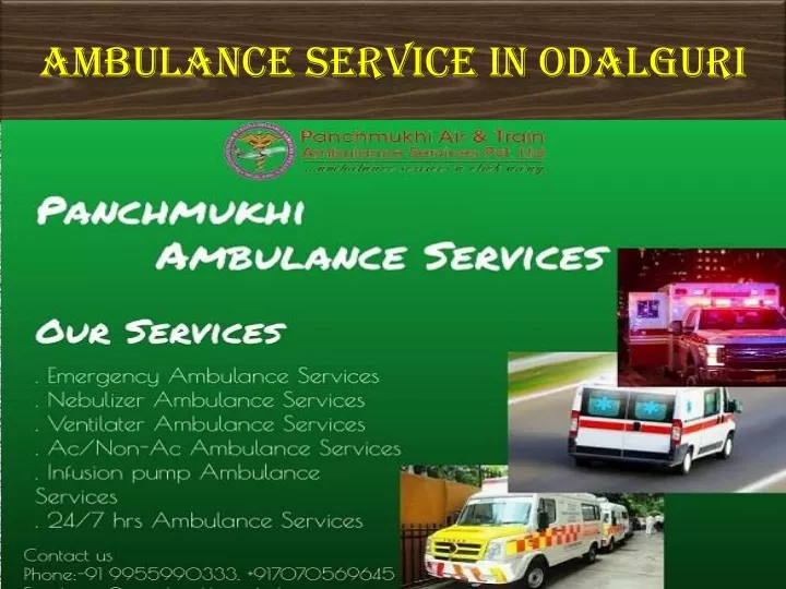 ambulance service in odalguri