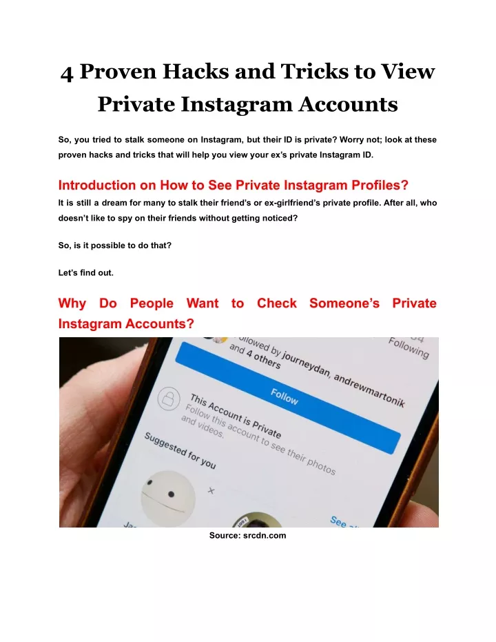 4 proven hacks and tricks to view private