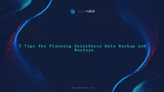 7 Tips for Planning Salesforce Data Backup and Restore (Recovery)