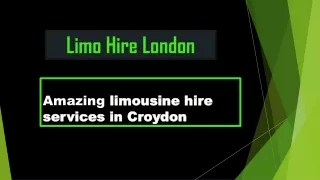 limo hire london