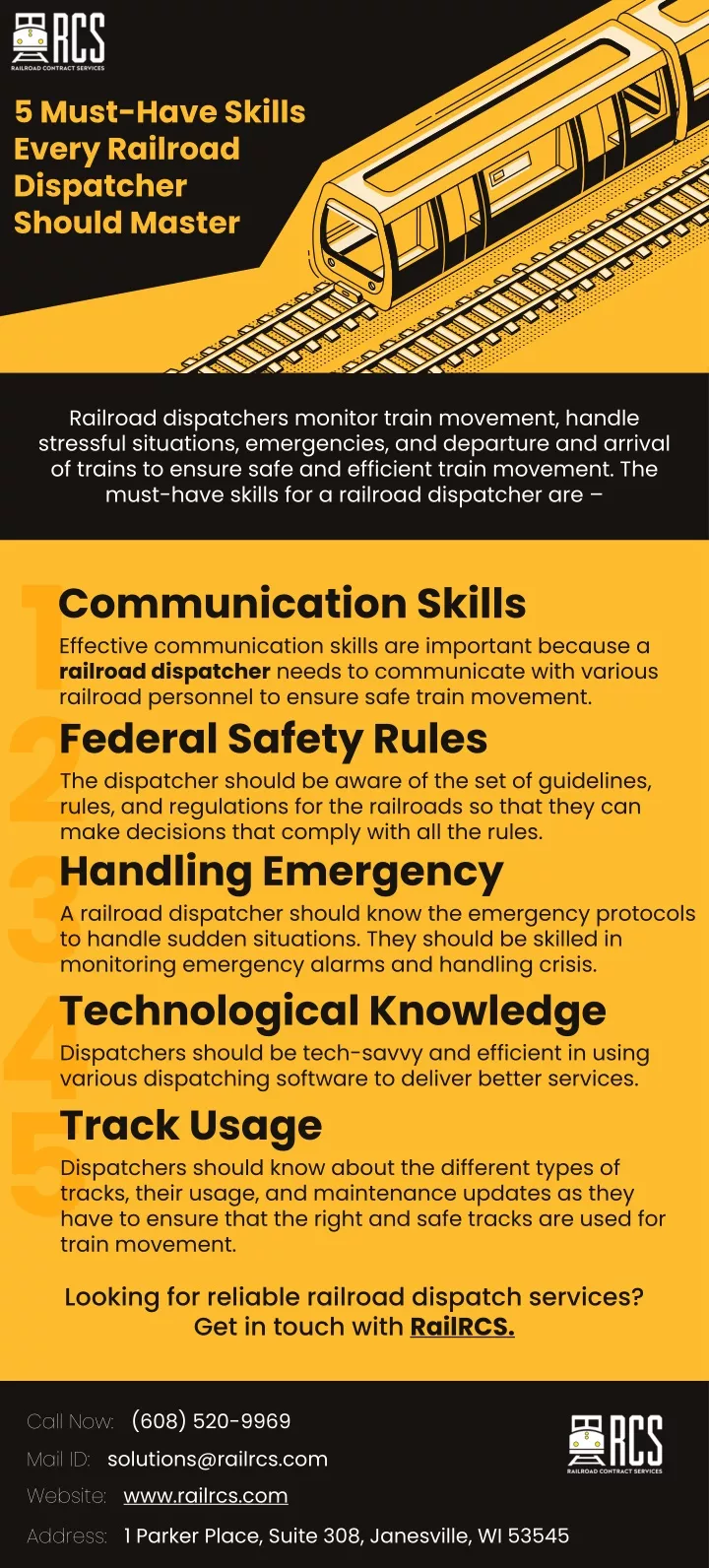 5 must have skills every railroad dispatcher