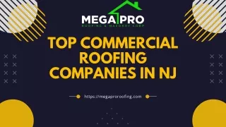 Top Commercial Roofing Companies in NJ at Mega Pro Roofing