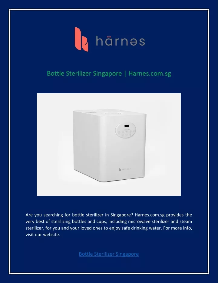 bottle sterilizer singapore harnes com sg