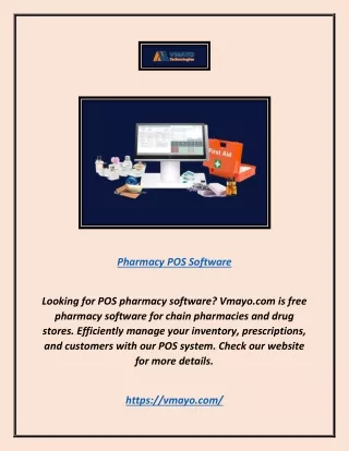 pharmacy pos software