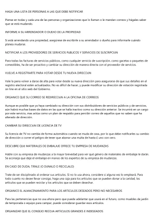 Mejores consejos para hacer tu mudanza rapida y sencilla