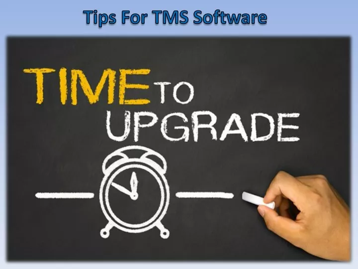 tips for tms software