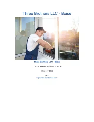 three brothers llc boise