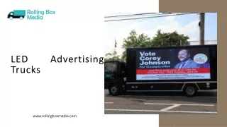 LED Advertising Trucks