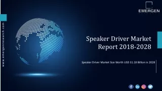 Speaker Driver Market