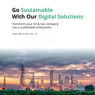 go sustainable with our digital solutions