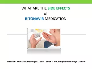 what are the side effects of ritonavir medication
