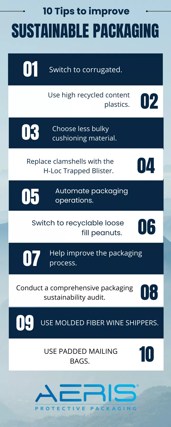 10 tips to improve sustainable packaging