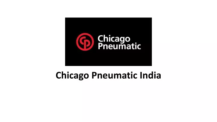 chicago pneumatic india