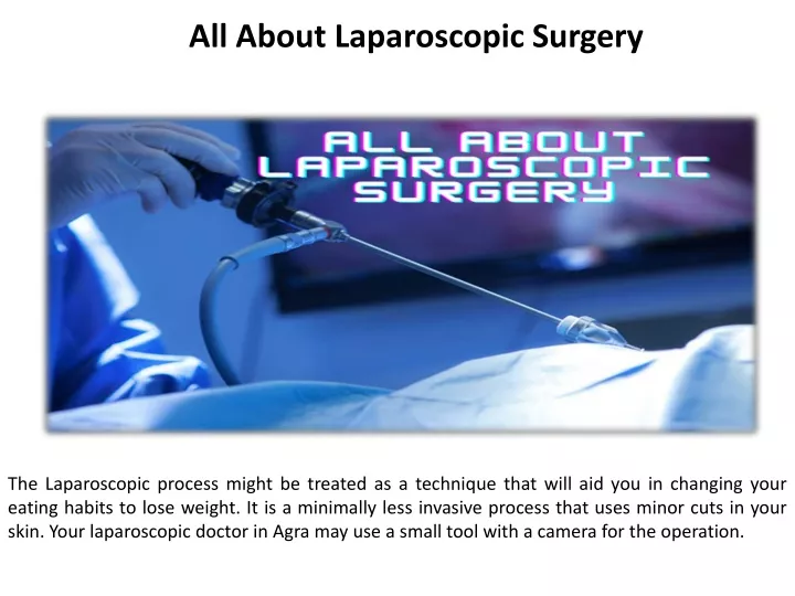 all about laparoscopic surgery