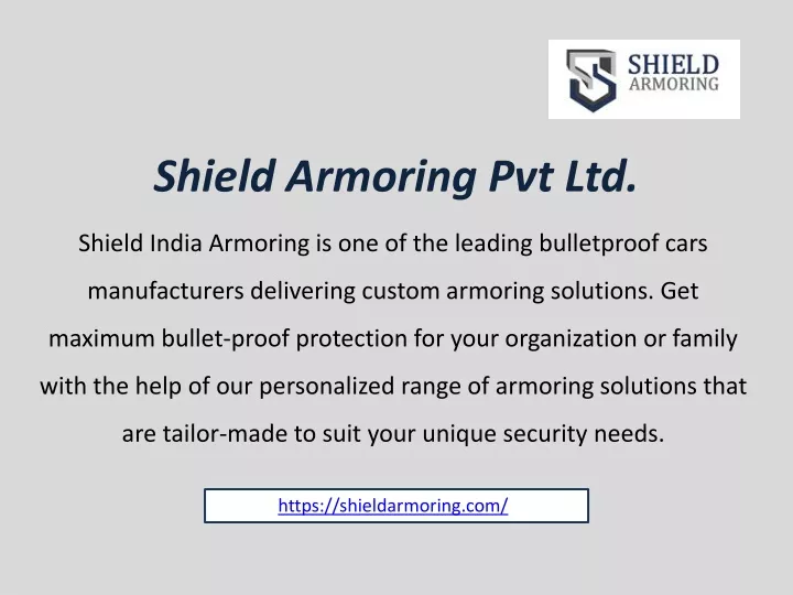 shield armoring pvt ltd