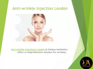 anti wrinkle injection london