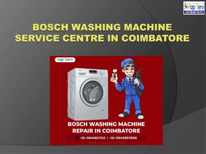 bosch washing machine service centre in coimbatore