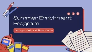 Summer Enrichment Program