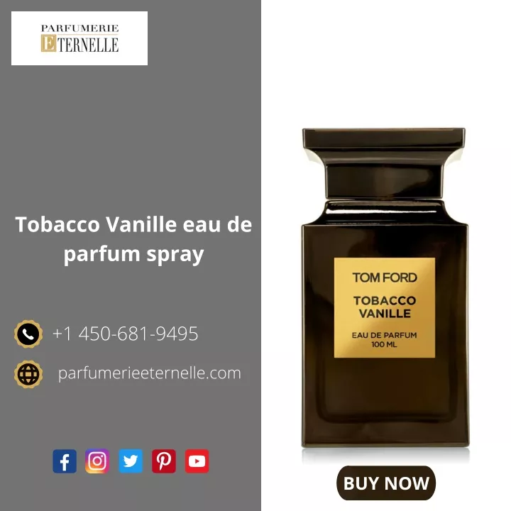 tobacco vanille eau de parfum spray