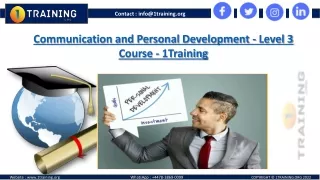 Global Online Communication & Personal Development L3 Course