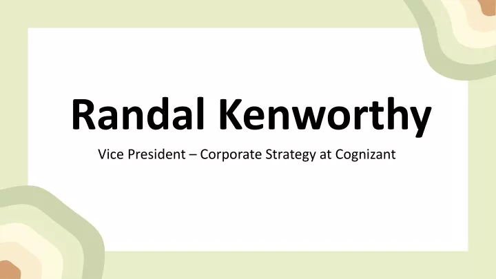 randal kenworthy vice president corporate